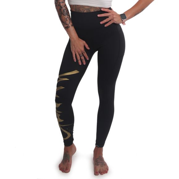 Yakuza dámské legíny TAG TRAIN LEB 23146 Black