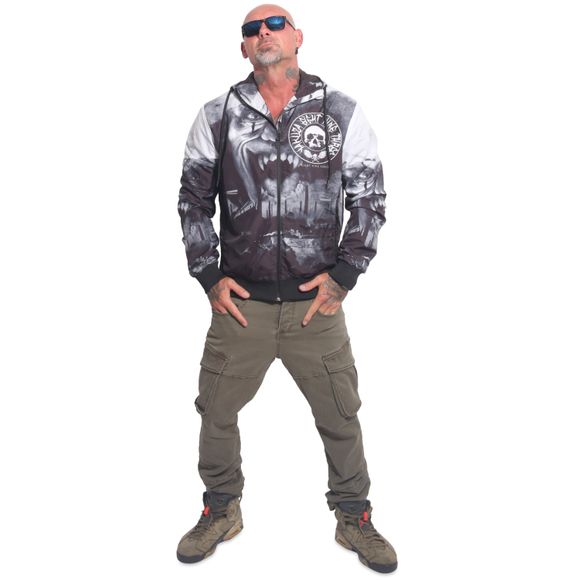 Yakuza pánská větrová bunda HORROR WB 23052 Black