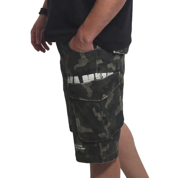 Yakuza Cargo šortky BUMP CSB 23001 Camouflage