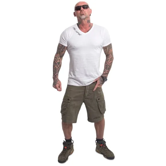 Yakuza Cargo šortky SHARDS CSB 23004 Burnt Olive