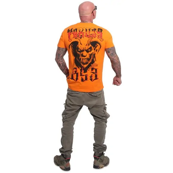 Yakuza pánské tričko THRONE TSB 24026 Orange