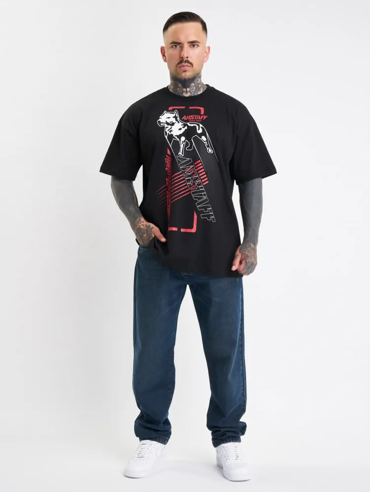 Amstaff pánské tričko Yeller Black