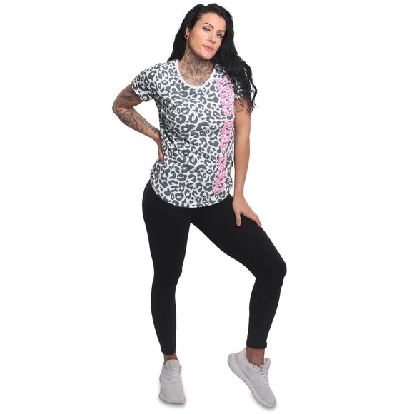 Yakuza dámské tričko PNX CURVED GSB 24130 White/Grey