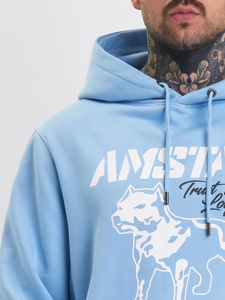 Amstaff Mikina Logo 2.0 Hoody Horizon Blue