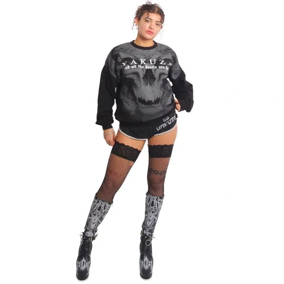 Yakuza mikina DEVILS GPB 25104 Black