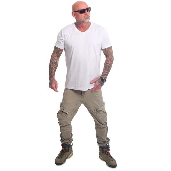 Yakuza pánské tričko BARE REGULAR TSB 25049 White