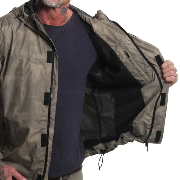 Yakuza pánská větrová bunda ROCKSTARZ WB 24059 Grape Leaf