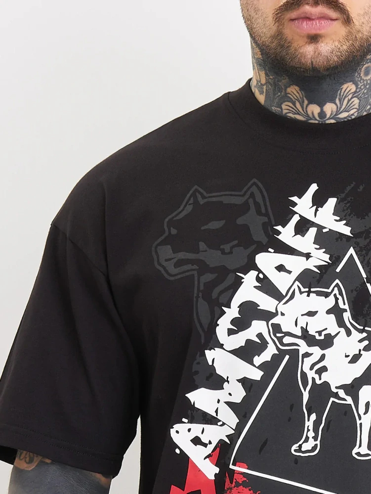 Amstaff pánské tričko Cyrak Black