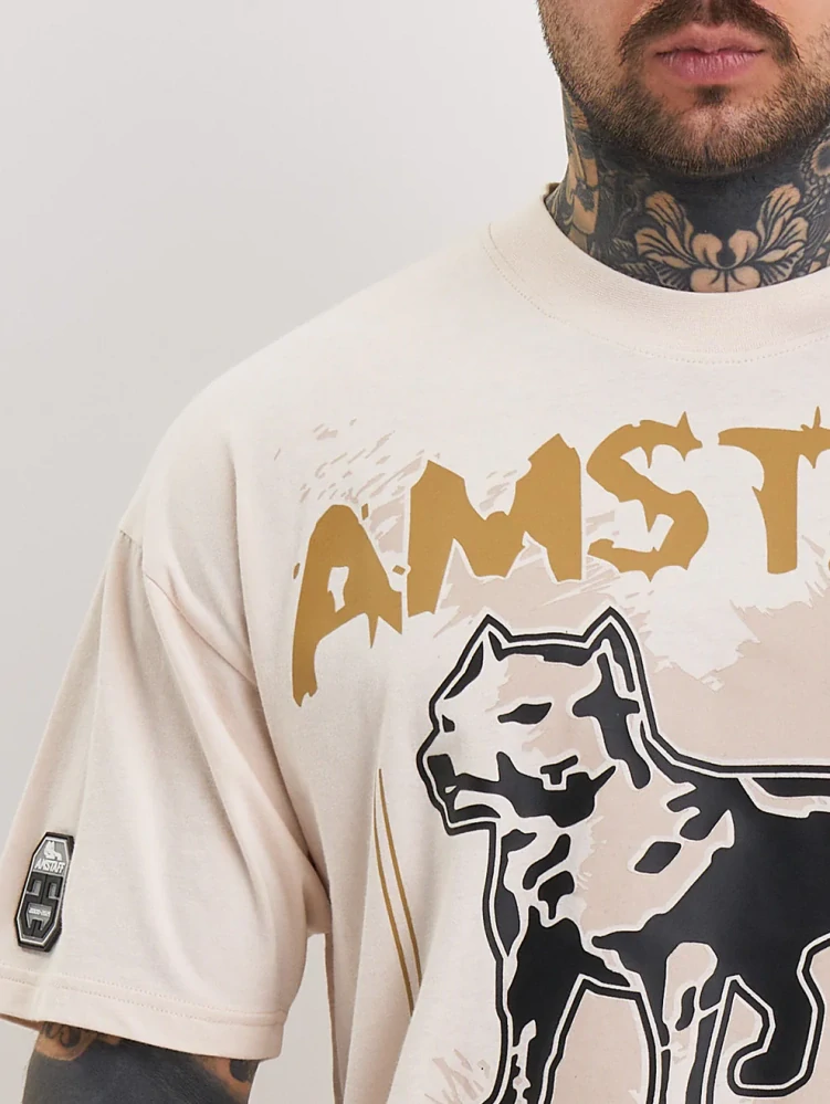 Amstaff pánské tričko Kaldar Creamwood