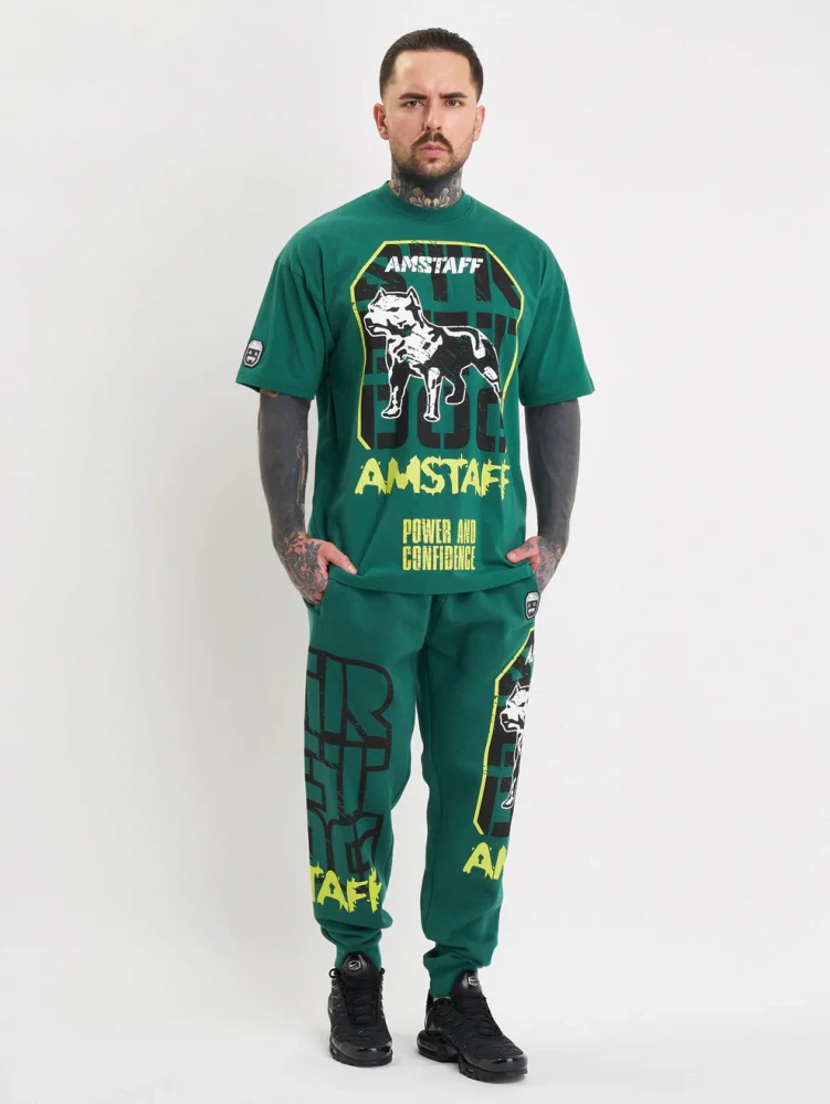 Amstaff pánské tričko Solinor Green