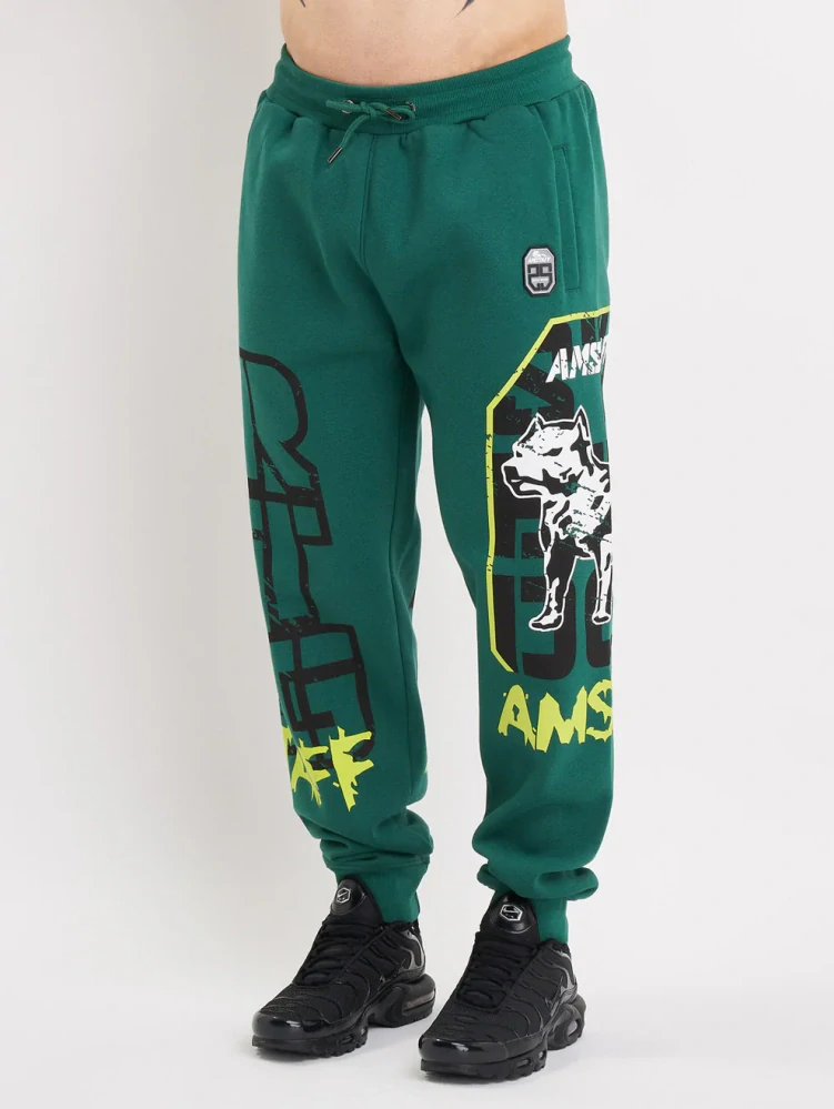 Amstaff pánské tepláky Solinor Green