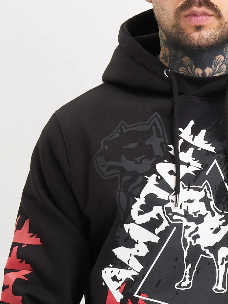 Amstaff Pánská Mikina Cyrak Hoodie Black