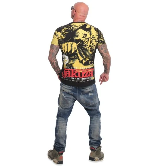 Yakuza pánské tričko DEEP DOWN TSB 26010 Black