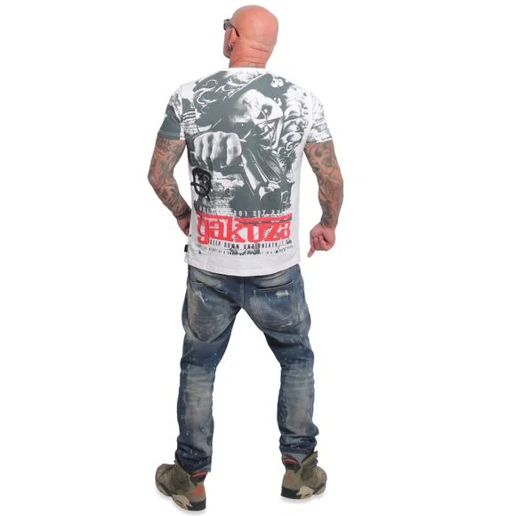Yakuza pánské tričko DEEP DOWN TSB 26010 White