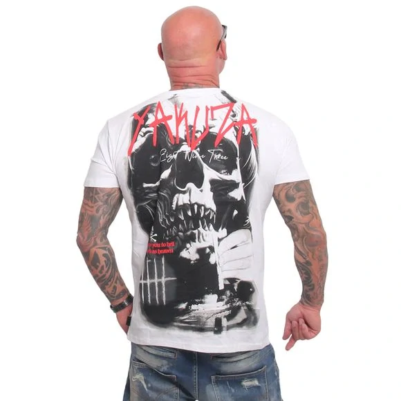 Yakuza pánské tričko DISGUISED REGULAR TSB 26013 White