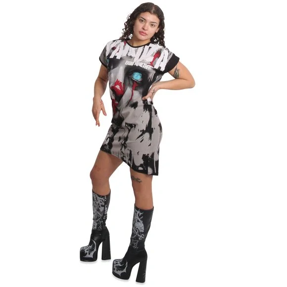 Yakuza dámské šaty RED NOSE GKB 25128 Black