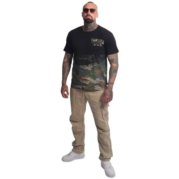 Yakuza pánské tričko SILENT REGULAR TSB 26020 Black