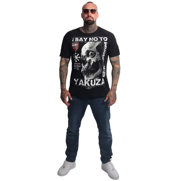 Yakuza pánské tričko SAY NO REGULAR TSB 26015 Black