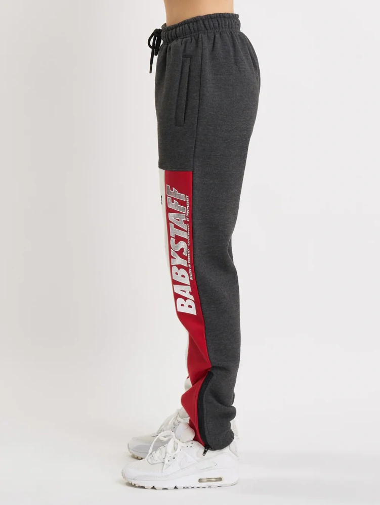 BabySTAFF tepláky Nela White/Grey