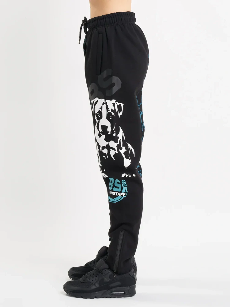 BabySTAFF tepláky Strainge Black