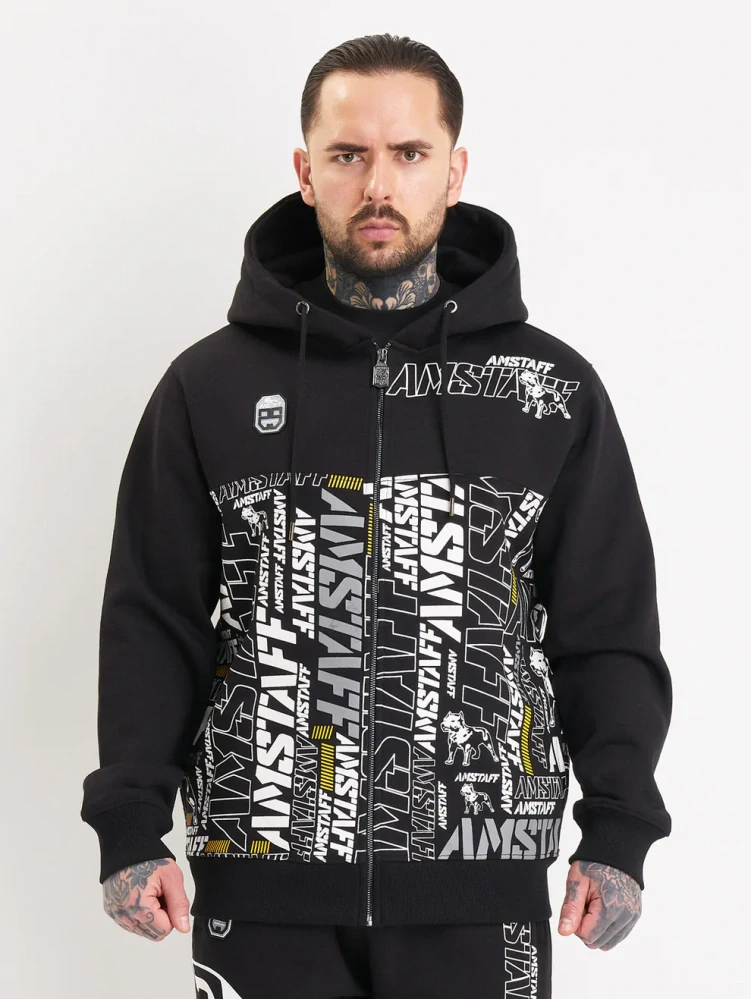 Amstaff Pánská Souprava Talis Zip Black