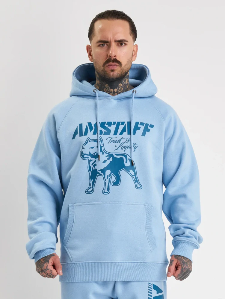Amstaff Pánská Souprava Logo 2.0 Hoodie Horizon Double Blue