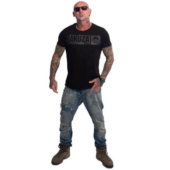 Yakuza pánské tričko BLEAK REGULAR TSB 25046 Black