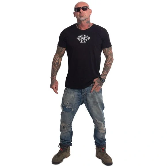 Yakuza pánské tričko CRUSHER REGULAR TSB 27041 Black
