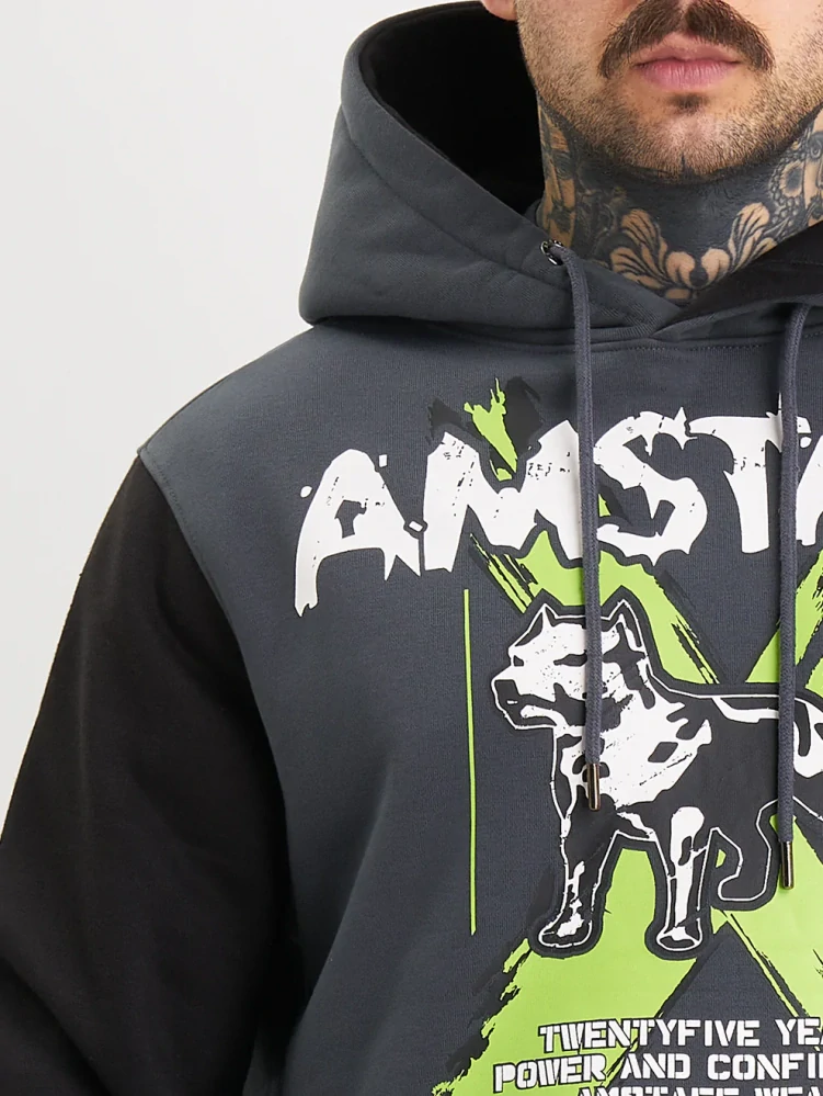 Amstaff Pánská Mikina Sector Hoodie Black