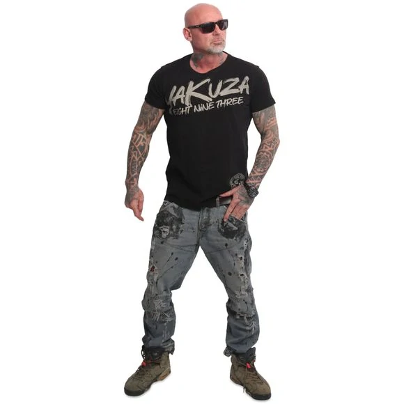 Yakuza pánské tričko WORSE TSB 28003 Black
