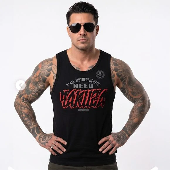 Yakuza tílko NAILED UHB 28024 Black