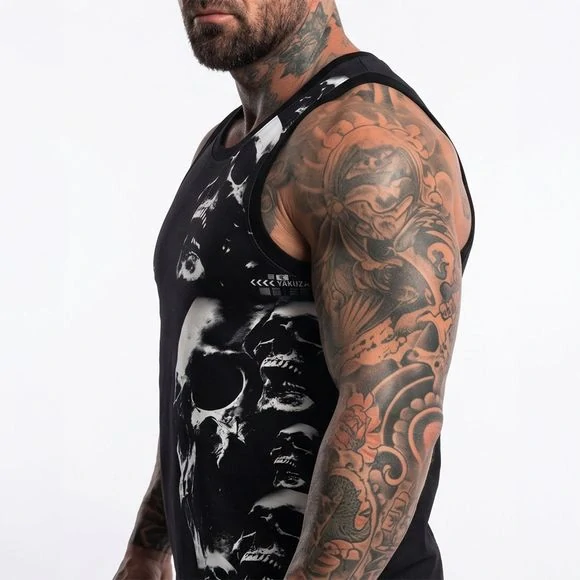 Yakuza tílko ROPE TIME UHB 28025 Black