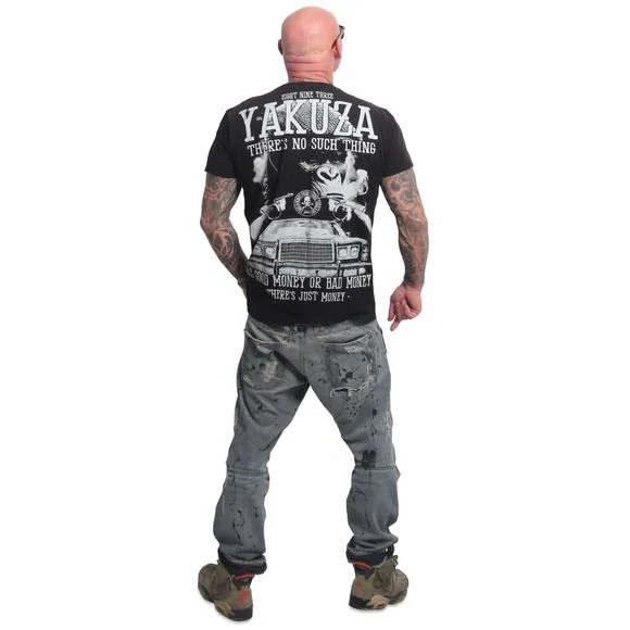 Yakuza pánské tričko GOOD MONEY TSB 28017 Black