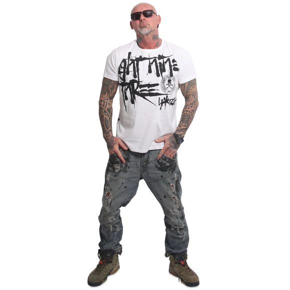 Yakuza pánské tričko CLOWN TSB 28015 White
