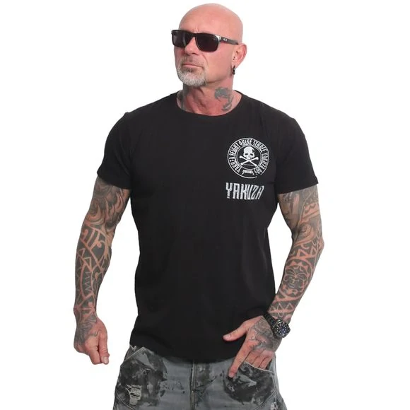 Yakuza pánské tričko MIDDLE TSB 28011 Black