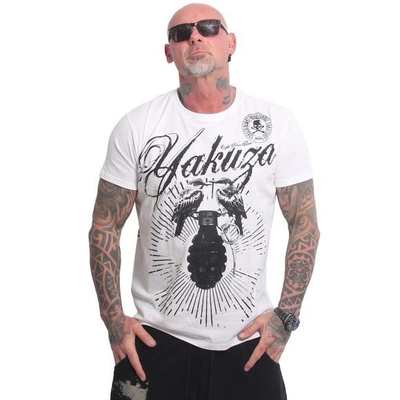 Yakuza pánské tričko GRENADE TSB 28009 White