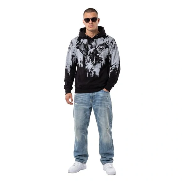 Yakuza pánská mikina EAGLE HOB 29002 Black