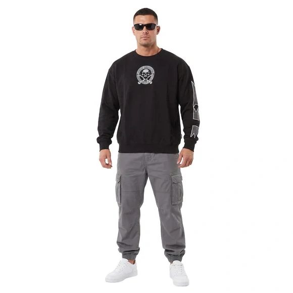 Yakuza mikina 3RD OVERSIZED PB 29009 Black