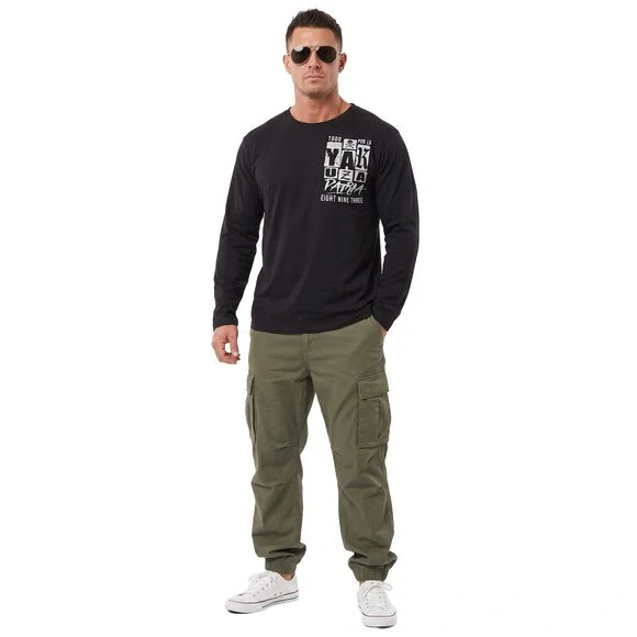 Yakuza tričko s dlouhým rukávem PATRIA LSB 29012 Black
