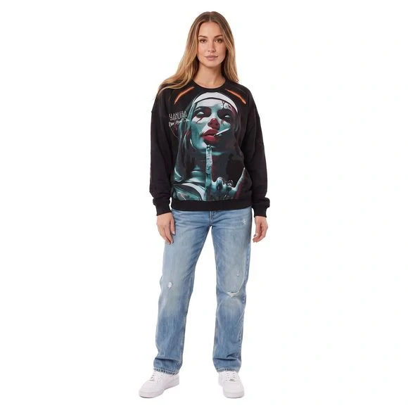 Yakuza mikina REBEL NUN GPB 29103 Black
