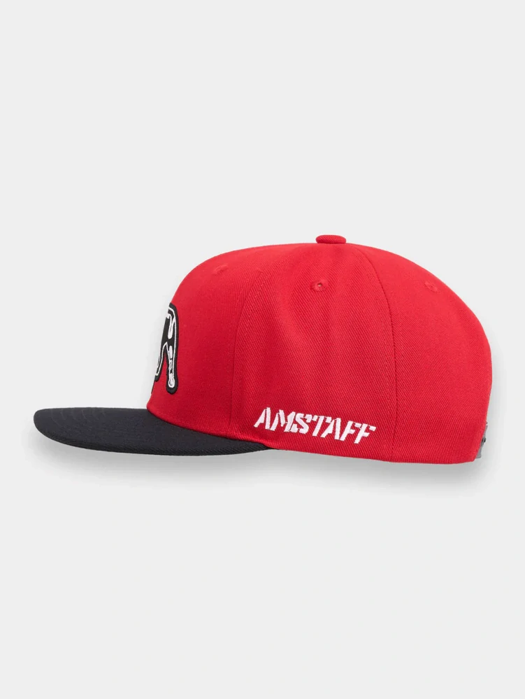 Amstaff čepice Timus Snapback Red