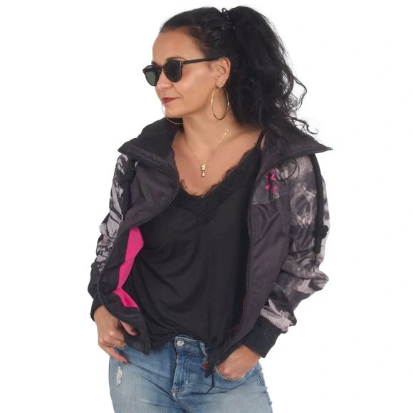 Yakuza dámská větrová bunda SKULL DIARY TURTLE GJB 20103 Black