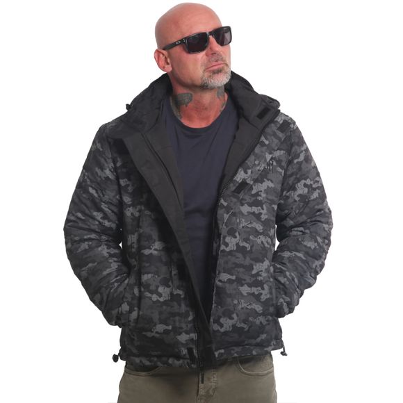 Yakuza pánská zimní oboustranná bunda SILENCE REV WJB 22048 Black 