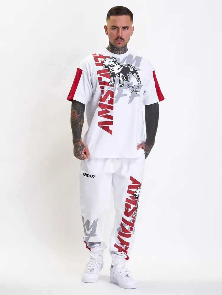 Amstaff pánské tričko Gorro White