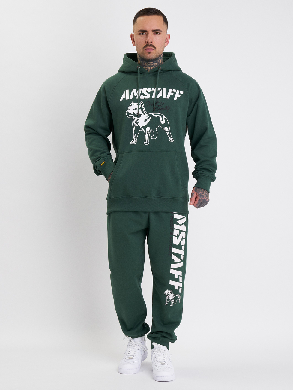 Amstaff Mikina Logo 2.0 Hoody Green