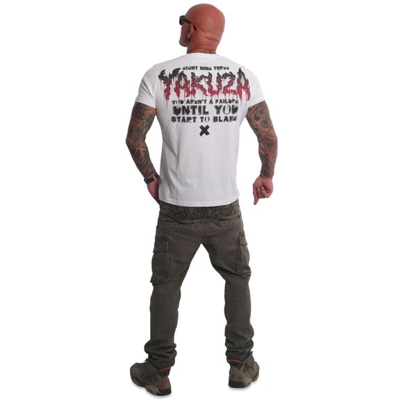 Yakuza pánské tričko FAILURE TSB 23040 White - L