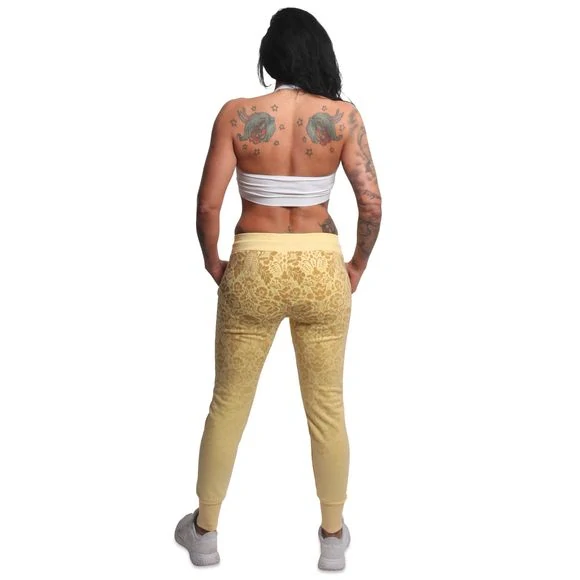 Yakuza dámské tepláky ORNAMENTAL GJOB 24140 Pale Banana