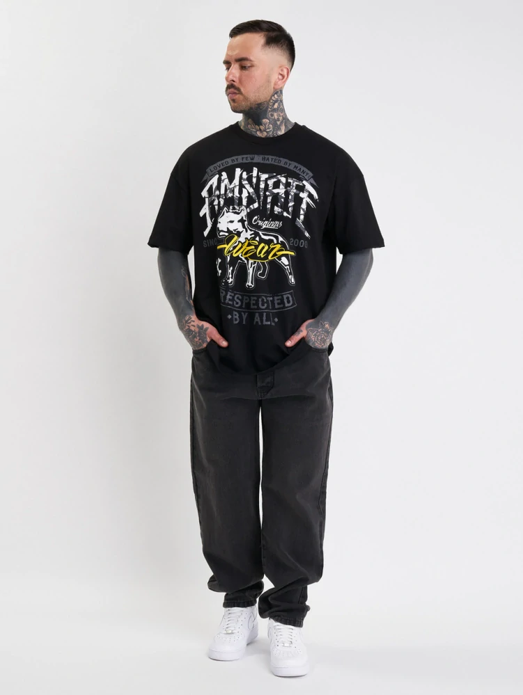 Amstaff pánské tričko Rasko Black