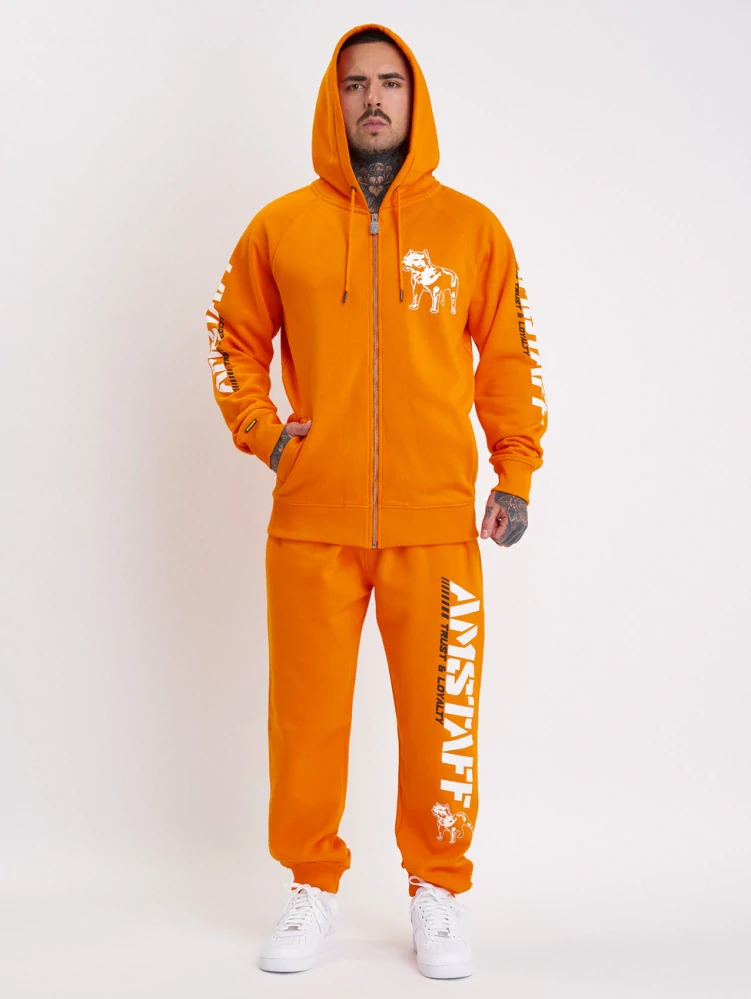Amstaff Mikina Logo 2.0 Ziphoody Orange