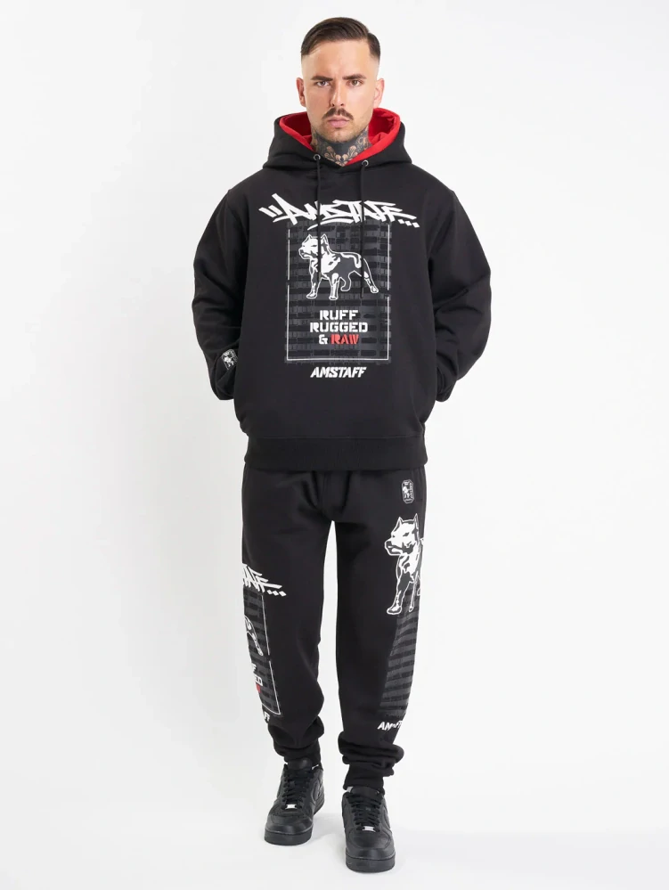 Amstaff Pánská Mikina Lucian Hoodie Black